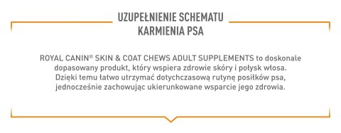 ROYAL CANIN Skin & Coat Adult Dog Supplements 240g