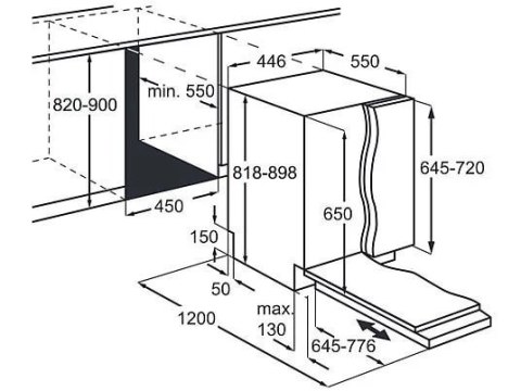 Zmywarka do zabudowy ELECTROLUX EEA23200L