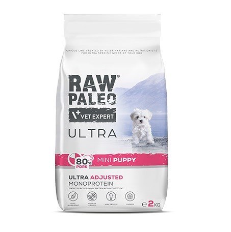 VetExpert Raw Paleo Ultra Pork Mini Puppy 2kg VetExpert Raw Paleo Ultra Pork Mini Puppy 2kg