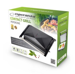 ESPERANZA ESPERANZA GRILL KONTAKTOWY PEPERONE 850W CZARNY EKG013