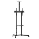 MACLEAN STAND / WÓZEK DO TV, PÓŁKA NA KAMERĘ, NA KÓŁKACH, 37-70", MAX. OBCIĄŻENIE 45KG/5KG PÓŁKA, MAX. VESA 600X400 MC-113 B