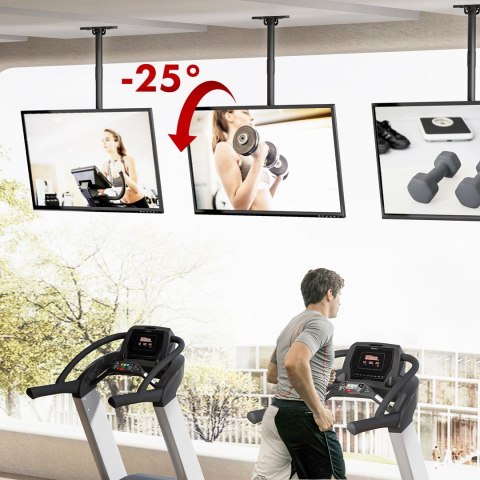 MACLEAN UCHWYT SUFITOWY DLA TV, MAX. OBCIĄŻENIE 60KG, 43-86", MAX VESA 600X400 MC-112 B MACLEAN UCHWYT SUFITOWY DLA TV, MAX. OBCIĄŻENIE 60KG, 43-86", MAX VESA 600X400 MC-112 B