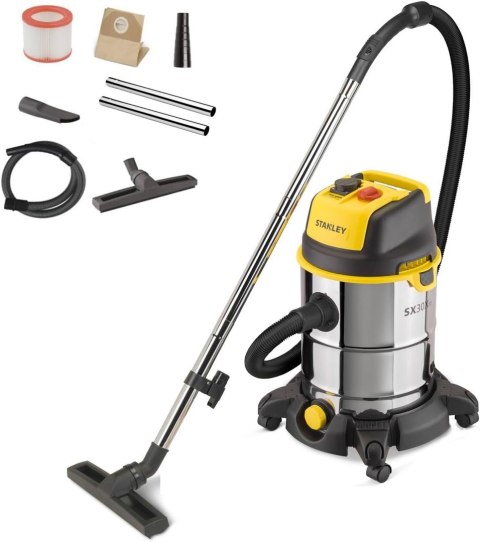 Odkurzacz przemysłowy STANLEY Wet&Dry SXVC30XTDE (1600W; kolor czarny) Odkurzacz przemysłowy STANLEY Wet&Dry SXVC30XTDE (1600W; kolor czarny)