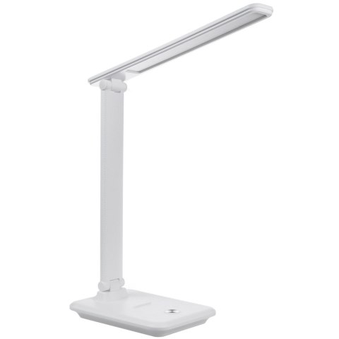 MACLEAN LAMPKA BIURKOWA LED, MAX. 9W, 220-240V AC, MOŻLIWOŚĆ ZMIANY BARWY, ŚCIEMNIALNA, 450LM MCE614 W MACLEAN LAMPKA BIURKOWA LED, MAX. 9W, 220-240V AC, MOŻLIWOŚĆ ZMIANY BARWY, ŚCIEMNIALNA, 450LM MCE614 W