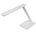 MACLEAN LAMPKA BIURKOWA LED, MAX. 9W, 220-240V AC, MOŻLIWOŚĆ ZMIANY BARWY, ŚCIEMNIALNA, 450LM MCE614 W
