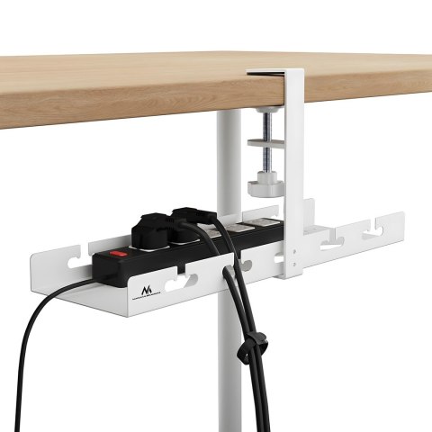 MACLEAN ORGANIZER PODBIURKOWY NA KABLE, MAX. OBCIĄŻENIE 5KG, BIAŁY MC-105 W MACLEAN ORGANIZER PODBIURKOWY NA KABLE, MAX. OBCIĄŻENIE 5KG, BIAŁY MC-105 W