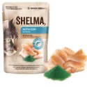 SHELMA saszetka z dorszem i spiruliną dla kota 85g
