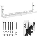 MACLEAN ORGANIZER PODBIURKOWY NA KABLE, MAX. OBCIĄŻENIE 5KG, MAX. 728MM, BIAŁY MC-103 W