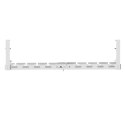 MACLEAN ORGANIZER PODBIURKOWY NA KABLE, MAX. OBCIĄŻENIE 5KG, MAX. 728MM, BIAŁY MC-103 W