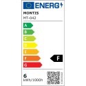 MONTIS MT042-BK LAMPKA BIURKOWA LED CZARNA 230V + USB