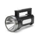 MONTIS SZPERACZ - RĘCZNA LATARKA AKUMULATOROWA LED 20W + ŚWIATŁO BOCZNE MT146