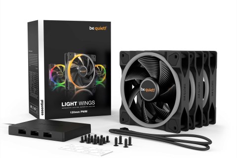 WENTYLATOR BE QUIET! LIGHT WINGS 120mm PWM TRIPLE-PACK WENTYLATOR BE QUIET! LIGHT WINGS 120mm PWM TRIPLE-PACK