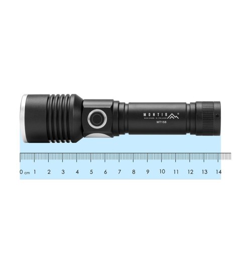 MONTIS TAKTYCZNA RĘCZNA LATARKA AKUMULATOROWA LED ZOOM. MT158 MONTIS TAKTYCZNA RĘCZNA LATARKA AKUMULATOROWA LED ZOOM. MT158