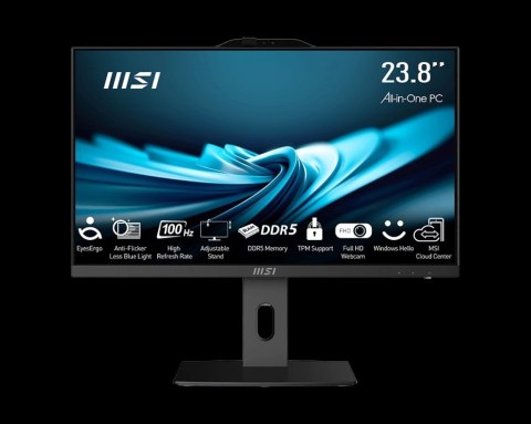 MSI AIO PRO AP242P 14M-1018EU i7-14700 23,8" IPS LED FHD Non-Touch Anti-Glare 16GB SSD1TB M.2 AX211 WiFi 6E Windows 11 Pro Blac MSI AIO PRO AP242P 14M-1018EU i7-14700 23,8" IPS LED FHD Non-Touch Anti-Glare 16GB SSD1TB M.2 AX211 WiFi 6E Windows 11 Pro Blac
