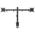SAVIO PODWÓJNY UCHWYT BIURKOWY NA MONITORY 17" - 32" 2X 2 - 9 KG UM-03