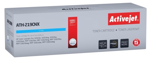 Activejet ATH-219CNX Toner (zamiennik HP 219X W2191X; Supreme; 2500 stron; niebieski) z chipem Activejet ATH-219CNX Toner (zamiennik HP 219X W2191X; Supreme; 2500 stron; niebieski) z chipem