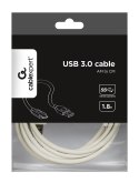 Kabel GEMBIRD CCP-USB3-AMCM-6-W (USB 3.0 M - USB typu C M; 1,8m; kolor biały)