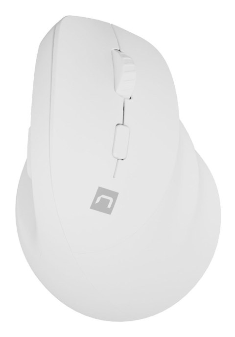 NATEC MYSZ WERTYKALNA CRAKE 2 BEZPRZEWODOWA 2400DPI BT 5.2 +2.4GHZ BIAŁA NATEC MYSZ WERTYKALNA CRAKE 2 BEZPRZEWODOWA 2400DPI BT 5.2 +2.4GHZ BIAŁA