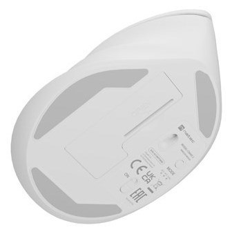 NATEC MYSZ WERTYKALNA CRAKE 2 BEZPRZEWODOWA 2400DPI BT 5.2 +2.4GHZ BIAŁA NATEC MYSZ WERTYKALNA CRAKE 2 BEZPRZEWODOWA 2400DPI BT 5.2 +2.4GHZ BIAŁA