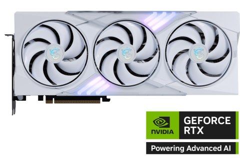 Karta graficzna MSI GeForce RTX 5080 16GB GAMING TRIO OC WHITE GDDR7 Karta graficzna MSI GeForce RTX 5080 16GB GAMING TRIO OC WHITE GDDR7