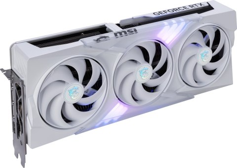 Karta graficzna MSI GeForce RTX 5080 16GB GAMING TRIO OC WHITE GDDR7 Karta graficzna MSI GeForce RTX 5080 16GB GAMING TRIO OC WHITE GDDR7