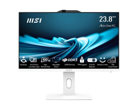 MSI AIO PRO AP242P 14M-896EU i7-14700 23,8" IPS LED FHD Non-Touch Anti-Glare 16GB SSD1TB M.2 AX211 WiFi 6E Windows 11 Pro White MSI AIO PRO AP242P 14M-896EU i7-14700 23,8" IPS LED FHD Non-Touch Anti-Glare 16GB SSD1TB M.2 AX211 WiFi 6E Windows 11 Pro White