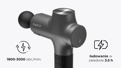 Masażer ręczny pistoletowy Havit MG1503 Masażer ręczny pistoletowy Havit MG1503