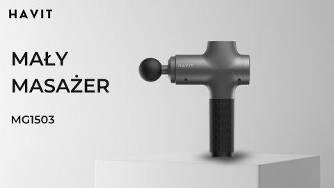 Masażer ręczny pistoletowy Havit MG1503 Masażer ręczny pistoletowy Havit MG1503