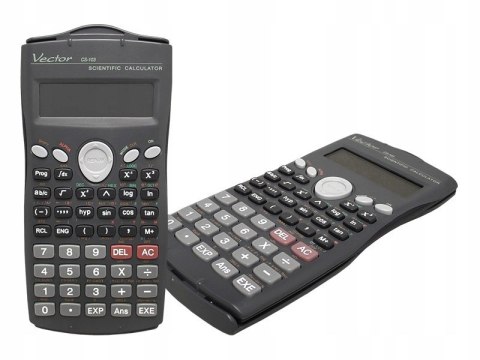 Vector Kalkulator naukowy KAV CS-103, 279 funkcji, 80x170mm, czarny Vector Kalkulator naukowy KAV CS-103, 279 funkcji, 80x170mm, czarny