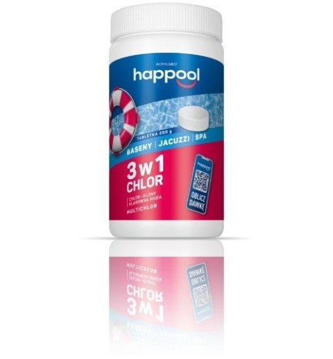 Acrylmed 1kg Multichlor 20g kompleksowa dezynfekcja wody basenowej - tabletki Acrylmed 1kg Multichlor 20g kompleksowa dezynfekcja wody basenowej - tabletki