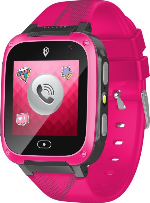 Smartwatch dla dziecka KiDiZ Basic różowy Smartwatch dla dziecka KiDiZ Basic różowy