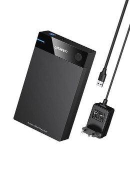 Ugreen Obudowa na dysk SATA 3,5'' HDD; USB 3.0 (czarny)