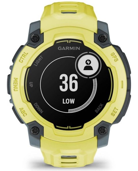 Zegarek sportowy Garmin Instinct E Electric Lime 45mm Limonkowy