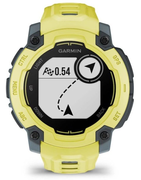 Zegarek sportowy Garmin Instinct E Electric Lime 45mm Limonkowy