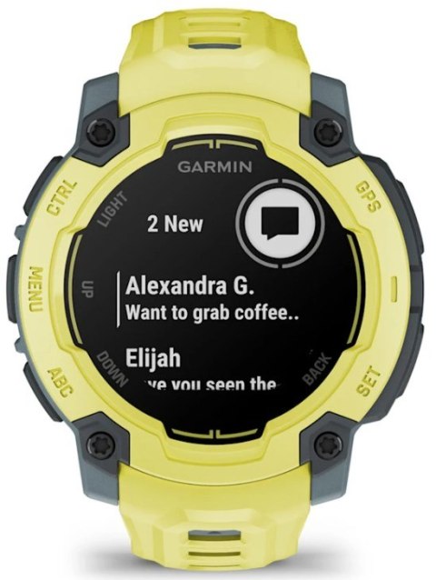 Zegarek sportowy Garmin Instinct E Electric Lime 45mm Limonkowy