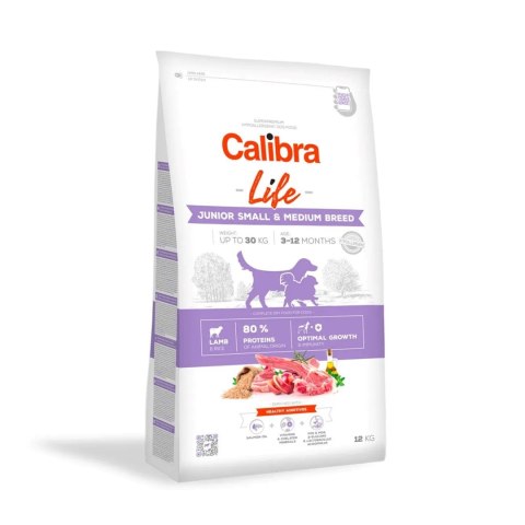CALIBRA DOG life junior small&medium lamb 2,5kg