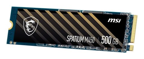 Dysk SSD MSI SPATIUM M450 PCIe 4.0 NVMe M.2 500GB Dysk SSD MSI SPATIUM M450 PCIe 4.0 NVMe M.2 500GB