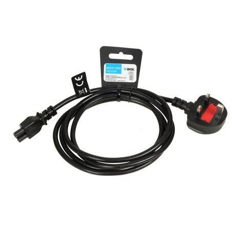 KABEL ZASILAJĄCY I-BOX DO NOTEBOOKÓW (KONICZYNKA) VDE 3X0,75MM MIEDŹ WTYCZKA UK