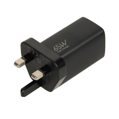 ŁADOWARKA SIECIOWA I-BOX C-65 GAN PD65W KABEL, CZARNA