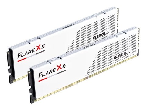 G.SKILL FLARE X5 AMD DDR5 2X32GB 6000MHZ CL36-36 EXPO WHITE F5-6000J3636F32GX2-FX5W