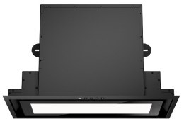 Okap AKPO WK-12 EVITA CZARNY PÓŁMAT 60 CZARNE SZKŁO 450