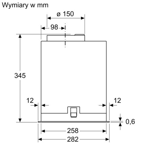 Okap BOSCH DLN78PC60