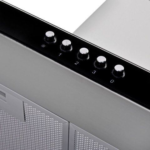 Okap kominowy AKPO WK-4 FENIKS SLIM GLASS 90 (435,6 m3/h; 900mm; kolor czarny)