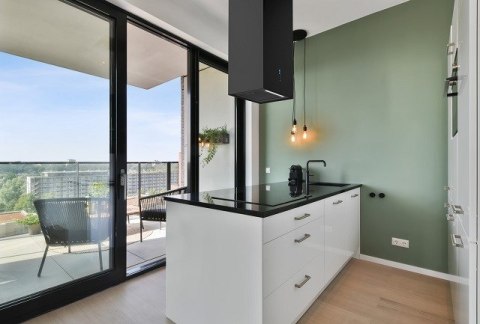 Okap wyspowy AKPO WK-9 ISLA CUBERA CZARNY MAT T800 M3