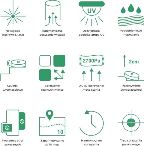 COBBO ROBOT SPRZĄTAJĄCY PRO 27 UV