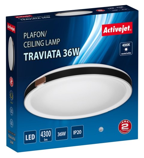 Plafon LED Activejet AJE-TRAVIATA 36W (WYPRZEDAŻ) Plafon LED Activejet AJE-TRAVIATA 36W (WYPRZEDAŻ)
