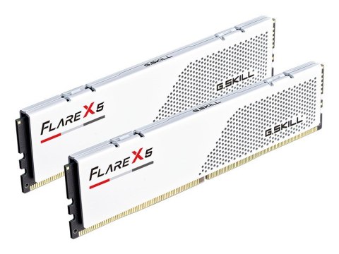 G.SKILL FLARE X5 AMD DDR5 2X32GB 6000MHZ CL30 EXPO WHITE F5-6000J3040G32GX2-FX5W