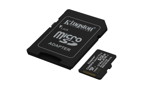 KINGSTON microSDXC 512GB Canvas Select Plus 3 + ADP