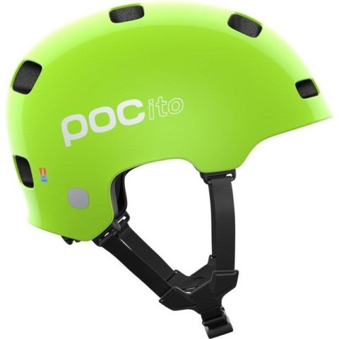 Kask rowerowy kids POCito Crane MIPS zielony roz.S