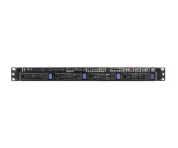 Platforma ASRock Rack (1U) Intel E-24XX/6300 (4xLFF, 2x1GbE, 2x10Gbe, IPMI, 1+1 450W)